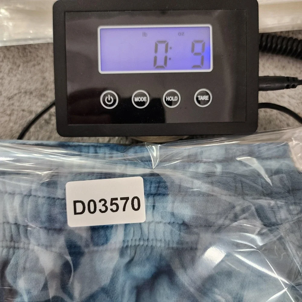 Champion‎ Shorts Mens M Blue Tie Dye Fleece Elastic Waist Lounge Athletic Casual